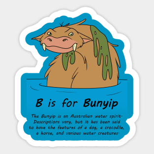 Bunyip Sticker